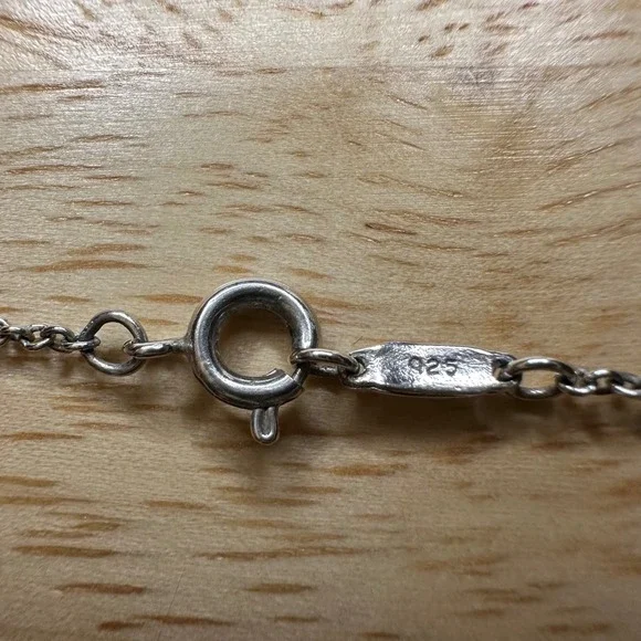 Tiffany & Co Sterling Silver Circle Pendant Necklace 925 - Picture 3 of 11